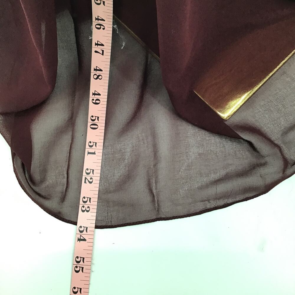 Aspeed Strapless Burgundy Evening Gown - Picture 4 of 11